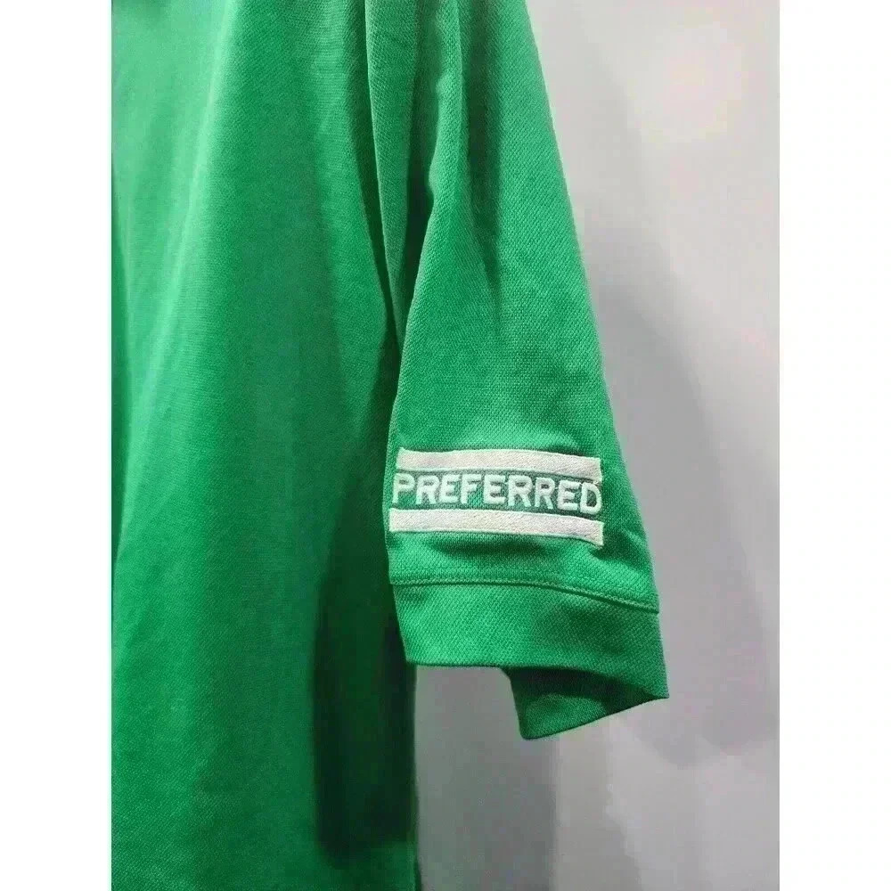 Nike Golf Dri-Fit Shirt Mens Large Green Short Sleeve Polo Polyester - Picture 2 of 8